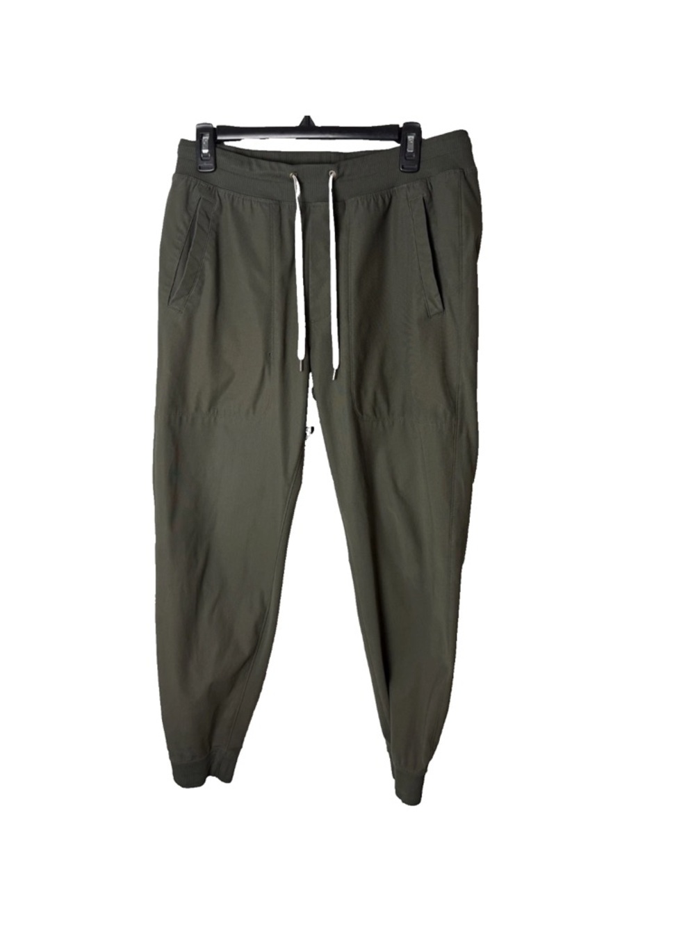 Vuori Mens Meta Jogger Pants Size Large Green Pockets Drawstring Athletic Casual